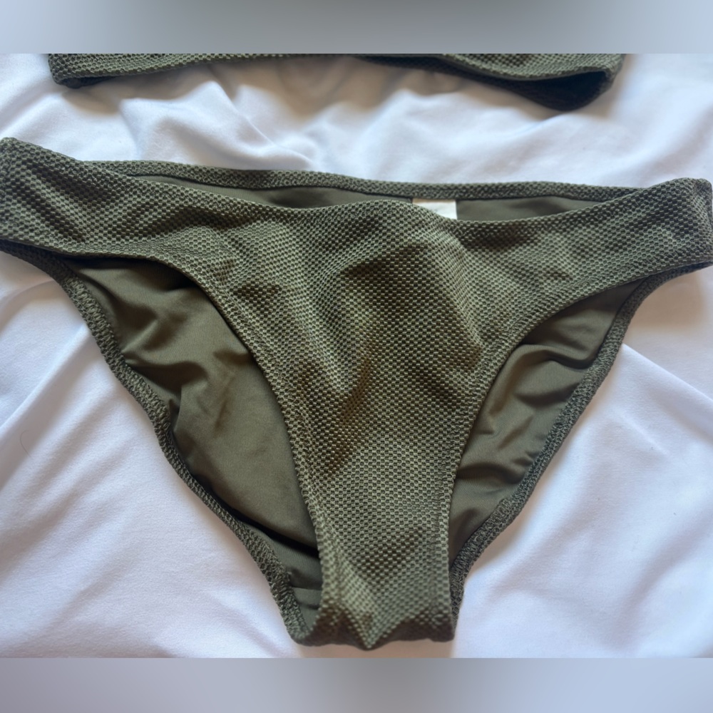 Aerie Deep Green Bikini Set - Picture 5 of 11